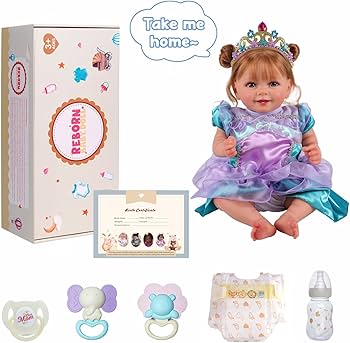 Amazon.com: BABESIDE Lifelike Reborn Baby Dolls Dara - 18 Inch